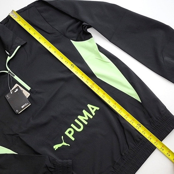 Puma Drycell Men's Black Lightweight Performance Jacket Windbreaker Sz M - Picture 11 of 13